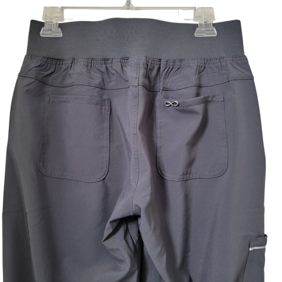 Cherokee Infinity Size S Gray Mid Rise Jogger Scrub Pants, NEW with Tag - Picture 3 of 12
